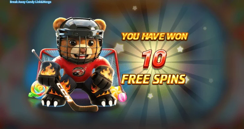Break Away Candy - hệ số x10 trên vòng quay cuối cùng của phần thưởng
