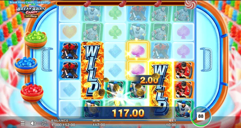 Break Away Candy - vòng Link&Merge với tiền xu đã thu thập